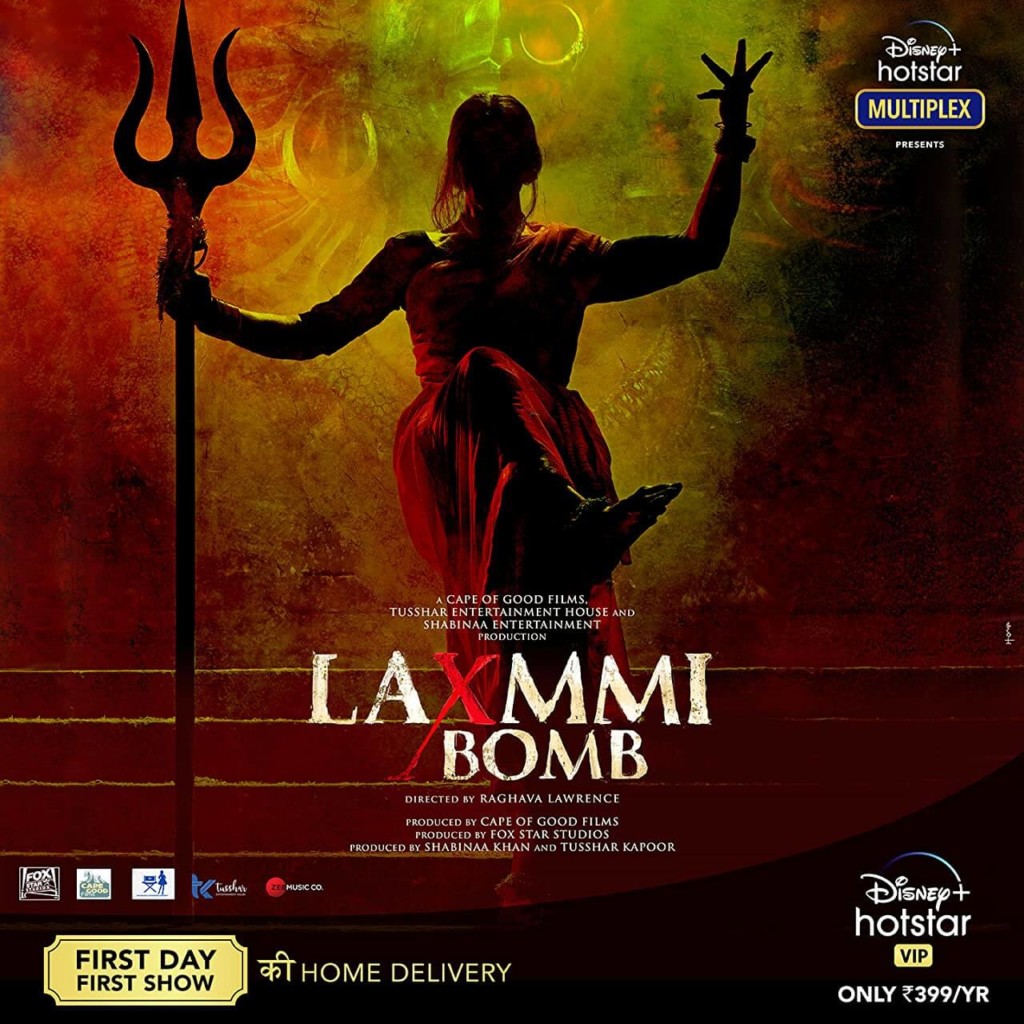 Poster from the movie Laxmmi Bomb
